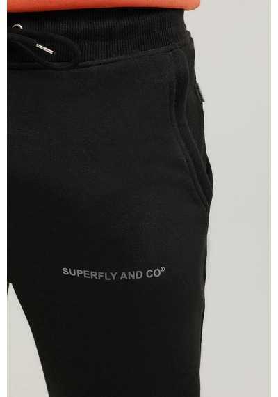 Superfly Men Sweat Pant. Siyah Erkek Eşofman Altı 000000000101492845 Siyah