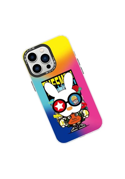 Newface Apple Uyumlu iPhone 13 Pro Max Kılıf Estoril Desenli Kapak - Estoril - 10 Mavi