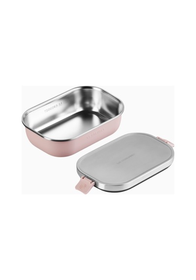 Le Creuset On The Go Yemek Kabı Paslanmaz Çelik Saklama Kapları Açık Pembe 3