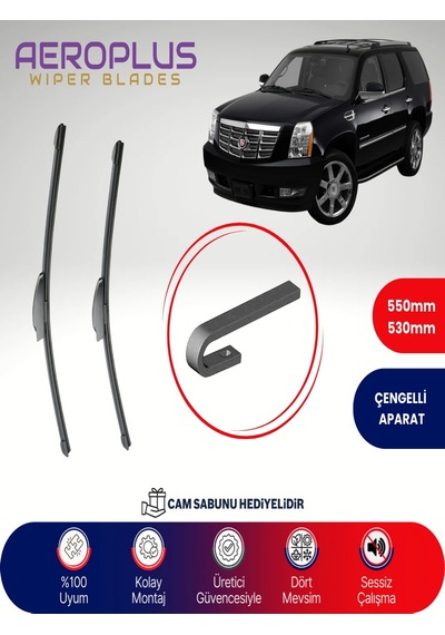 Aeroplus Cadillac Escalade Muz Silecek Takımı Seti 2010-2013