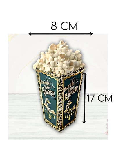 8'li Hoşgeldin Ya Şehri Ramazan Mısır Kutusu, Ramadan Ramazan Bayramı Sofrası, Oda Süsleme 11x8 Cm