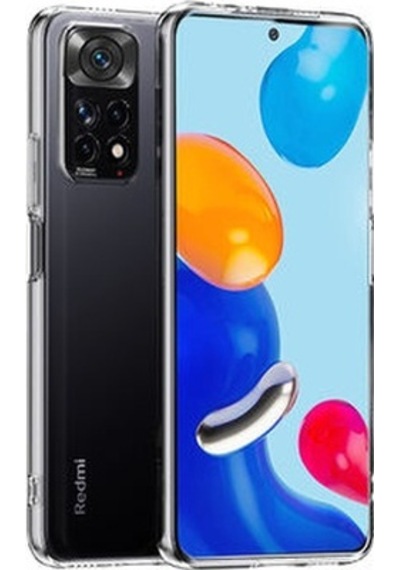 Xiaomi Redmi Note 11s Global Uyumlu Kılıf Şeffaf Kamera Korumalı Esnek Silikon Telefon Kılıfı Kapak