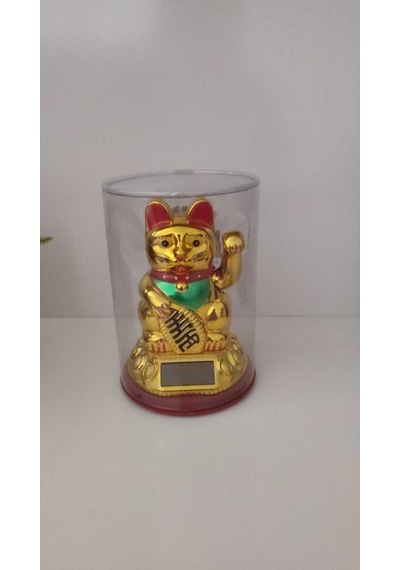 Kol Sallayan Sarı Kedi Ürün Boyutu 12 Cm