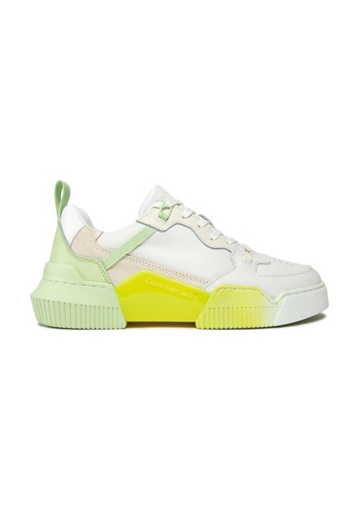 Calvin Klein Chunky Cupsole 2.0 L, 0ıe Beyaz Kadın Spor Ayakkabı