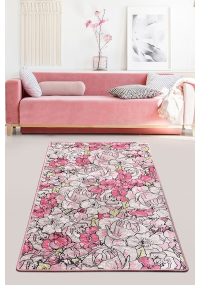 Rosa Pink Djt 140X190 Cm Salon,Koridor, Dekoratif Halı