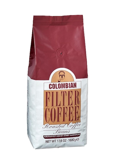 Kurukahveci Mehmet Efendi Türk Kahvesi 10 x 100 G + Colombian Çekirdek Kahve 1 KG