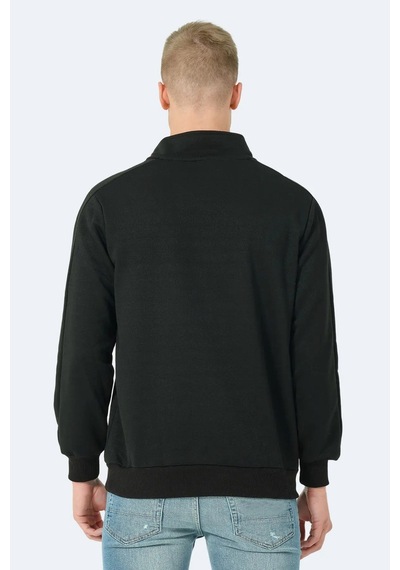 Slazenger Sammy Siyah Erkek Sweatshirt