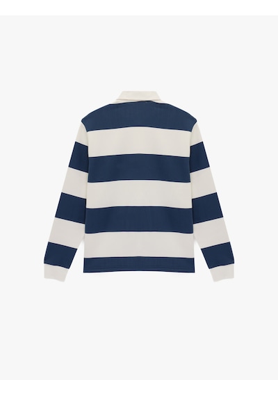 Koton Regular Fit Uzun Kollu Şardonlu Düğmeli Polo Yaka Sweatshirt Lacivert Çizgili 6wam70297mk Lacivert Çizgili Koton Regular Fit Uzun Kollu Şardonlu Düğmeli Polo Yaka Sweatshirt Lacivert Çizgili 6wam70297mk Lacivert Çizgili