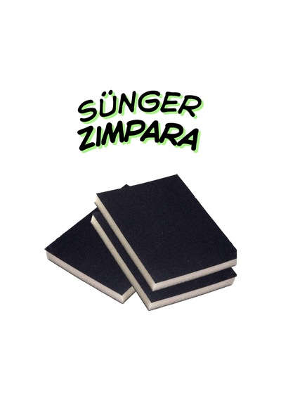 120 Kum Esnek Sünger Zımpara 9.5 X 12.5 Cm Yassı Zımpara Bloğu Ahşap Ve Mobilya Taşlama Ve Parlatma
