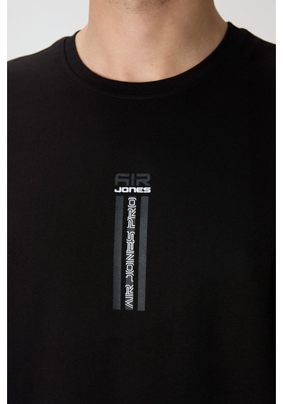 Air Jones Tommy Life Siyah %100 Pamuk Kalın Yumuşak Dokulu Oversize Fit Baskılı Erkek T-shirt - 88360 Siyah Air Jones Tommy Life Siyah %100 Pamuk Kalın Yumuşak Dokulu Oversize Fit Baskılı Erkek T-shirt - 88360 Siyah