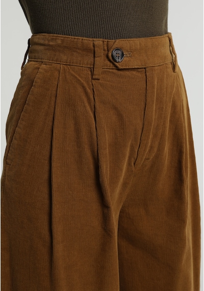 Colin's Colins Regular Fit Yüksel Bel Geniş Paça Kadın Kahverengi Pantolon Cl1081948 Q1.v1 Cml Camel