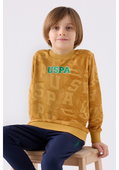 U.S. Polo Assn. Erkek Çocuk Eşofman Takımı - Hardal Hardal