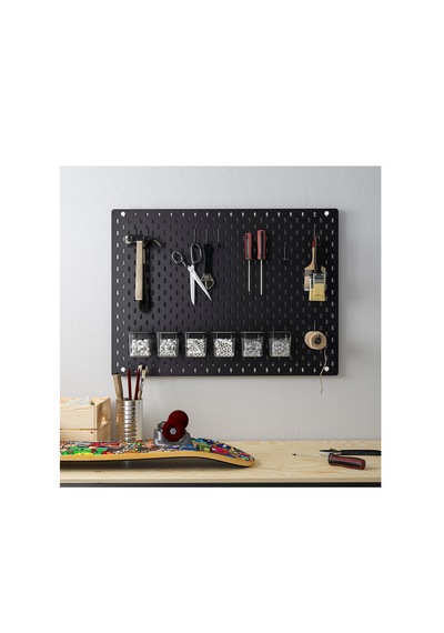 Ikea Skådıs Çok Amaçlı Pano Parçası , Siyah, 5x5,5 Cm
