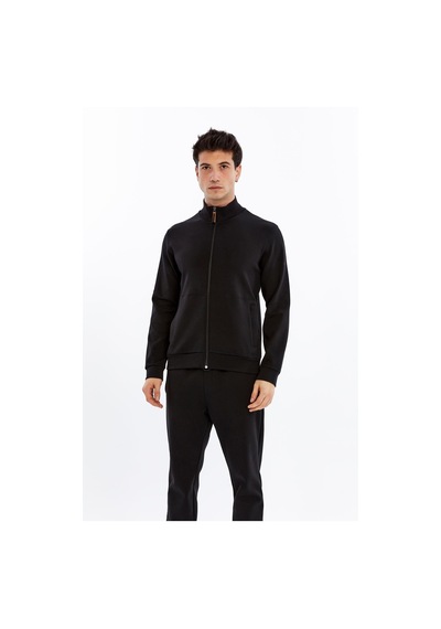 AR-MA Arma Erkek Slim Fit Sweatshirt Scuba Interlok, Tam Fermuarlı, Dik Yaka, Fleto Cepli K30324989802 Siyah AR-MA Arma Erkek Slim Fit Sweatshirt Scuba Interlok, Tam Fermuarlı, Dik Yaka, Fleto Cepli K30324989802 Siyah