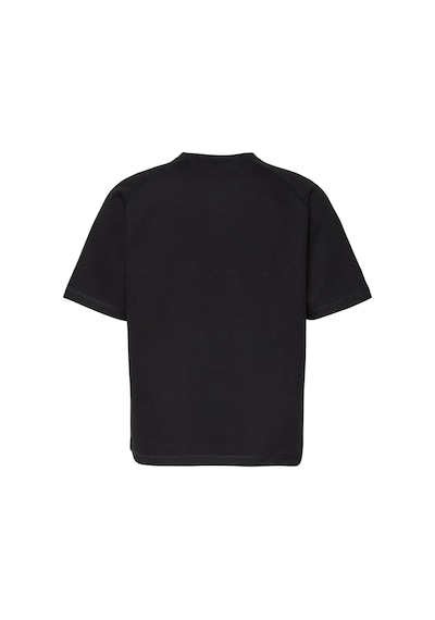 Calvin Klein Erkek Cozy Flatback Rib Ss Siyah Relaxed T-shirt-12801 Siyah