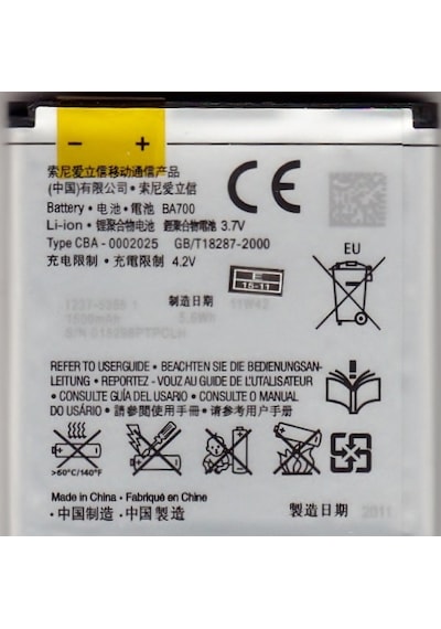 Sony Xperia Miro Batarya Ba700