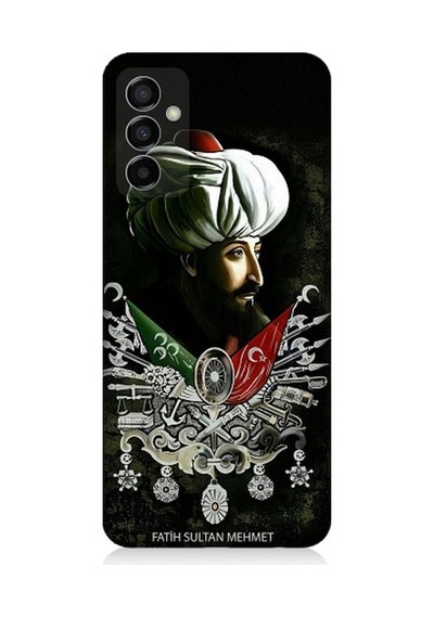 Samsung Galaxy M23 Uyumlu Fatih Sultan Mehmet Han Desenli Silikon Kılıf