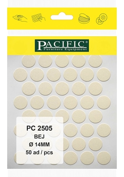 Bej Pacıfıc Yapışkanlı Tapa - 14 Mm