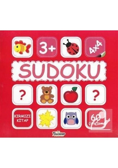 Sudoku 4X4 Kırmızı Kitap - Kolektif