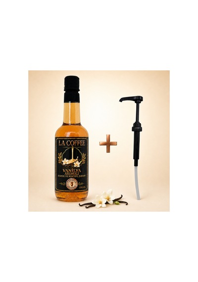 La Coffee Vanilya Aromalı Kahve Ve Kokteyl Şurubu 750 Ml - %100 Pancar Şekerli Diğer