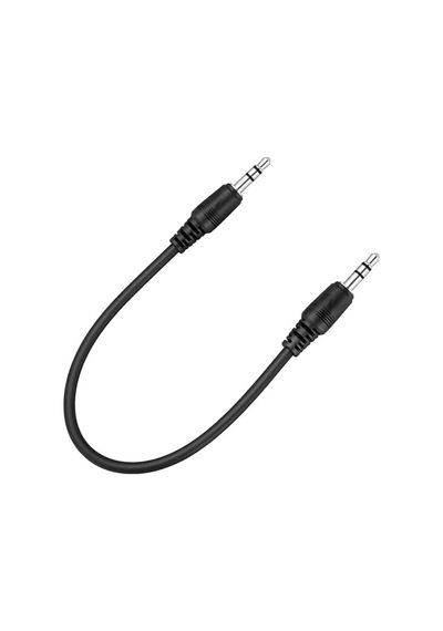 Powermaster Pm-1842 Siyah 3.5mm Erkek-erkek 20cm Stereo Ses Kablosu