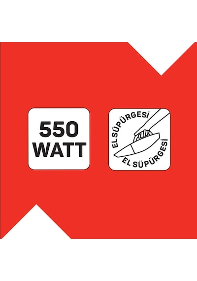 Arzum AR4087 Gırgır 2’si1 Arada 550W Dikey Elektrikli Süpürge El Süpürgesi Özellikli Yıkanabilir Filtre
