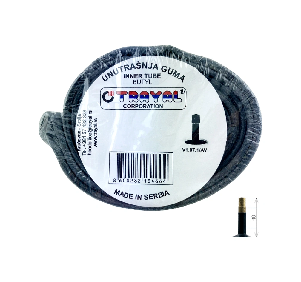 Trayal 24x1,50-2,125 Av 40mm Bisiklet İç Lastiği