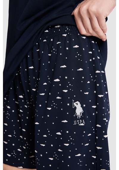 U.s. Polo Assn. Kadın Lacivert Pijama Takım 50326523-vr033