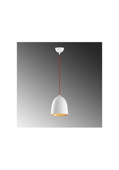 Modern Metal Gövdeli Tekli Sarkıt Avize Mutfak Ve Salon İçin E27 Uyumlu, Beyaz-2373 Genel