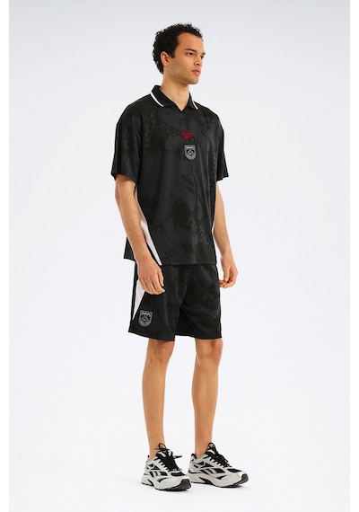 Reebok Street Sport Ftbl Jersey Siyah Erkek Kısa Kol T-shirt 000000000102343591 Siyah-beyaz