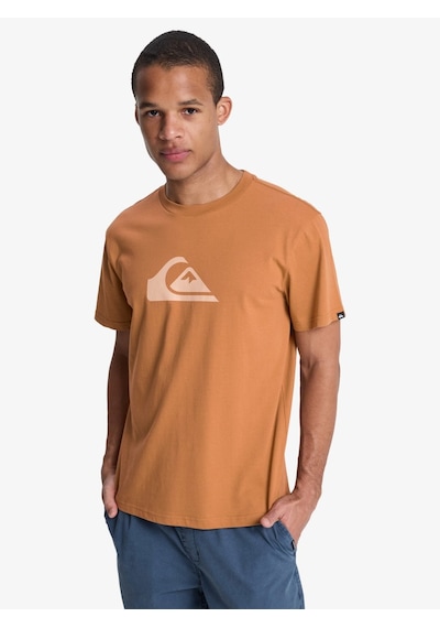 Quiksilver Quıksılver Ev Comp Logo Erkek Tobacco Brown - Solid T-shırt Eqyzt08182-3106 Kahve