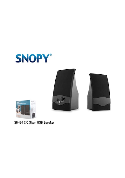 Snopy Sn-84 2.0 Siyah Usb Speaker Snopy Sn-84 2.0 Siyah Usb Speaker