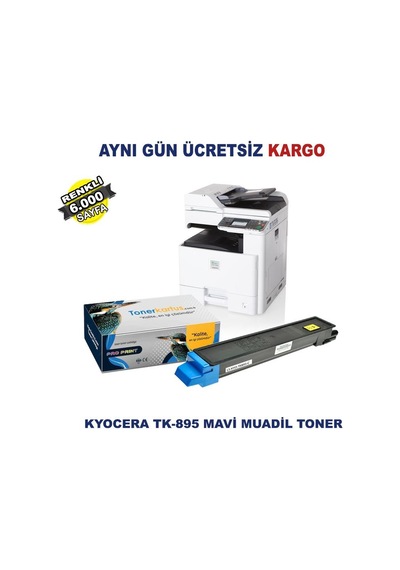 Tk-895 / Kyocera Ecosys Fs-C8020 Mavi Uyumlu Toner 6.000 Sf