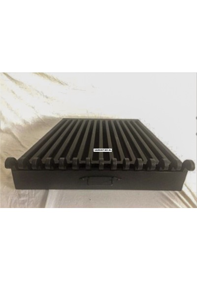 Döküm Izgara Şömine Izgarası 70 Cm X 46 Cm.X 46 Cm 15 Li Izgara Çekmeceli