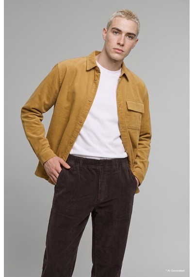 Defacto Baggy Fit Fit Normal Bel Geniş Paça Pantolon H3894ax26wnbn337 Kahve-bn337