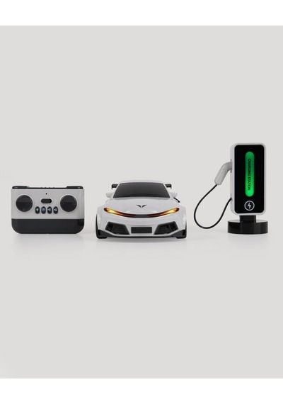 Enfal Let's Drive Uk 1:16 Renkli Işıklı Araba Şarj İstasyonlu Lc-31212 Beyaz