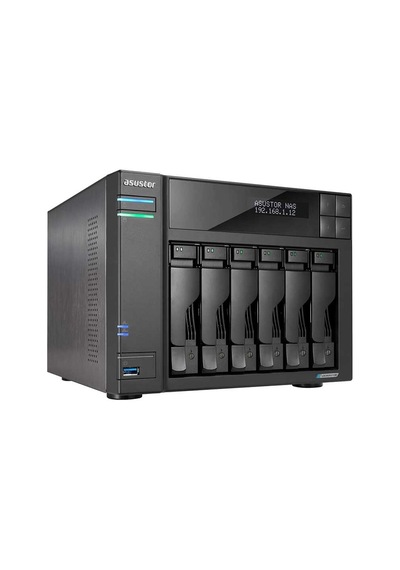 Asustor AS6706T N5105 6 Yuvalı 8 GB DDR4 Nas Depolama Ünitesi