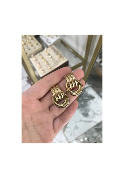 Trend Model Gold Küpe Altın