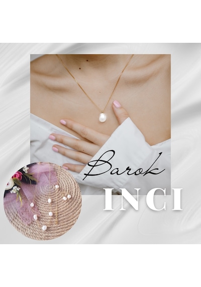 Enineboyunaeğitim Barok Inci Set (3'Lü) Altın