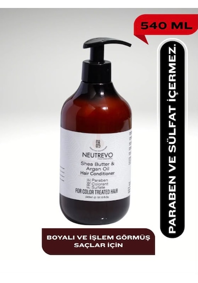 Neutrevo Professional No:5 Argan Serisi İpeksi Parlaklık Saç Bakım Kremi 540 Ml