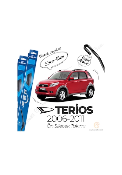 Daihatsu Terios Muz Silecek Takımı (2006-2011) RBW