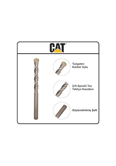 Cat Da04901 8 Parça Tungsten Karbür Beton Matkap Uç Seti