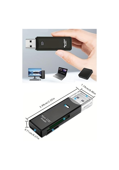 Usb 3.0 Hafıza Sd Kart Okuyucu Hızlı Hafıza Kartı Okuyucu Aktarım Flash Bellek
