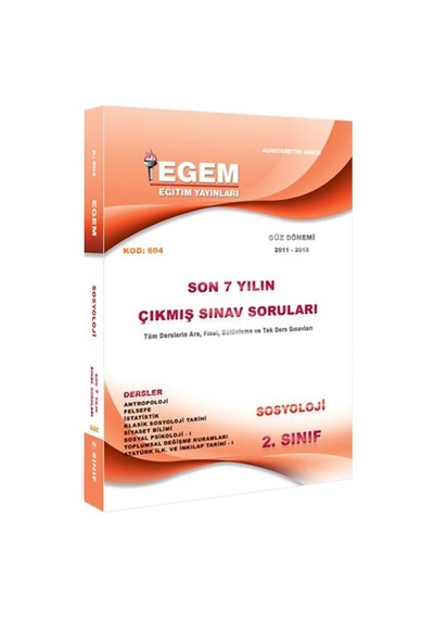 Aöf 1-2. Sınıf Sosyoloji Güz Konu Ve Çıkmış Sorular