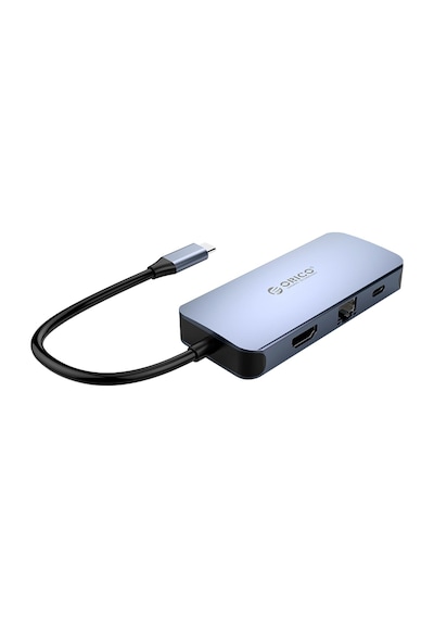 Orico Type-C to 3*USB 3.0 4K HDMI Gigabit Ethernet PD Çoklayıcı Dönüştürücü Hub