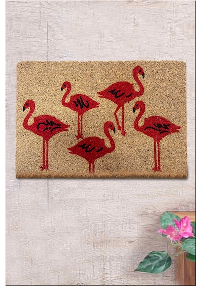 Co Co Chimore 40x60 cm Doğal Ko ko Kıl paspas,Hindistan Naturel Kapı Önü Paspası