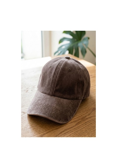Emybox %100 Pamuk Yıkamalı Unisex Basic Şapka Kep Kahverengi