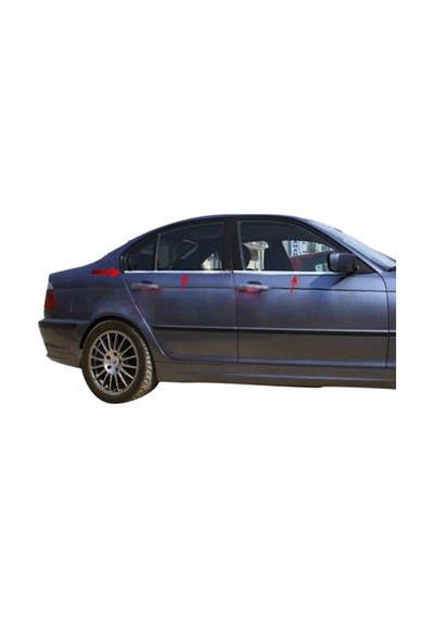 Bmw 3 Seri E46 Krom Cam Çıtası 4 Kapı P.çelik 1998-2005 Arası