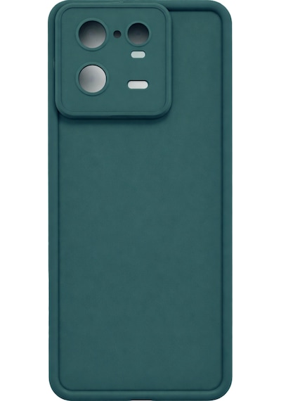 Mi 13 Pro Uyumlu Kamera Çıkıntılı Mat Silikon Telefon Kılıfı Yeşil