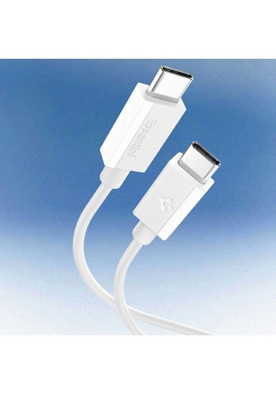 Usb-c To Usb-c 1 Metre Kablo 60w Güç/pps 2.0 Super Hızlı Şarj / 480 Mbps Data Aktarım Hızı Type-c Ekstra Dayanıklı Beyaz - Aca08717